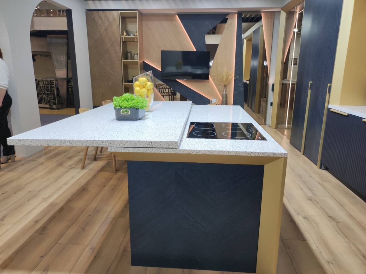 Столешница из Grandex J 510 Terazzo Bianco под заказа недорого в Москве по цене производителя
